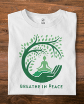 Breathe in Peace Unisex Yoga T-Shirt